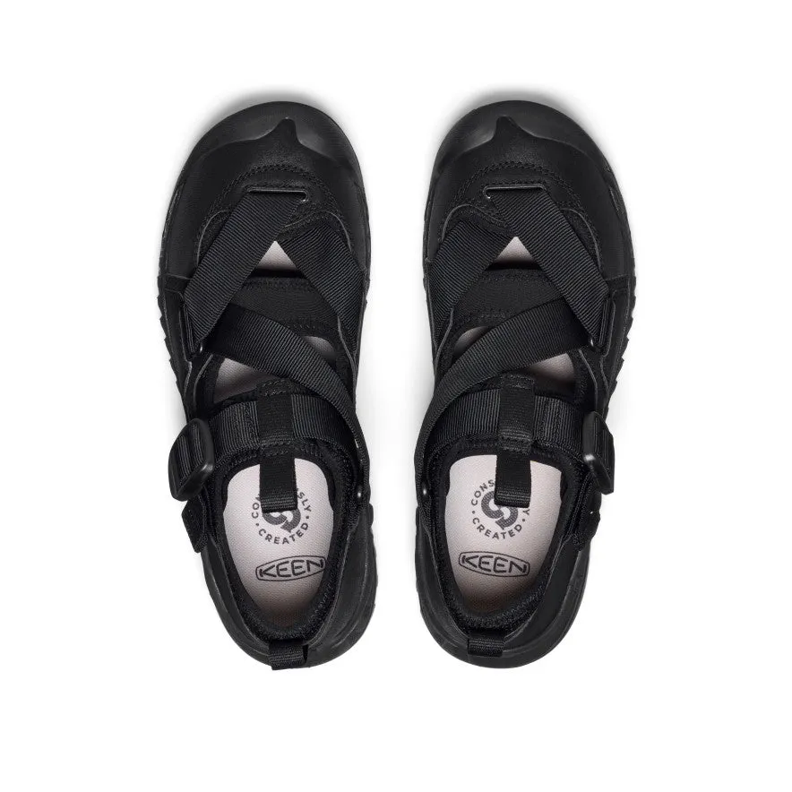 All Gender Hoodzerra Sandal  |  Black/Black KEEN