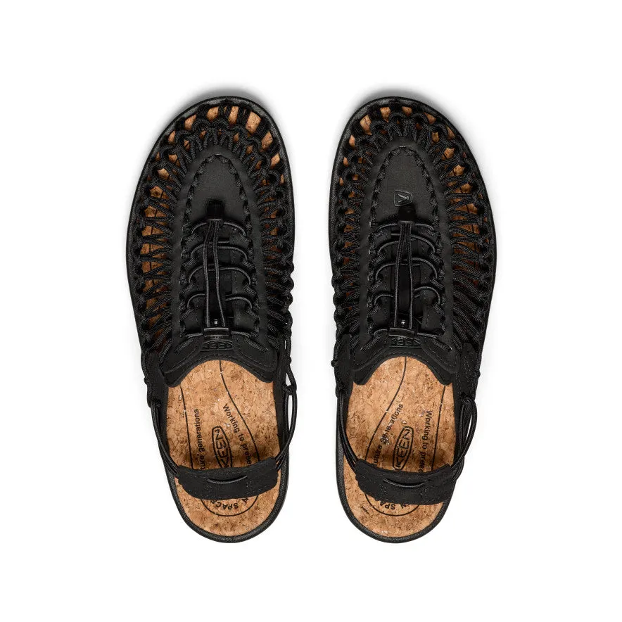 All Gender UNEEK II Convertible  |  Black/Black KEEN