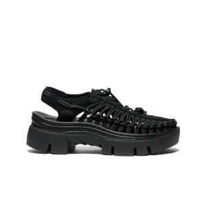 All Gender UNEEK PLT Sneaker  |  Black/Black KEEN