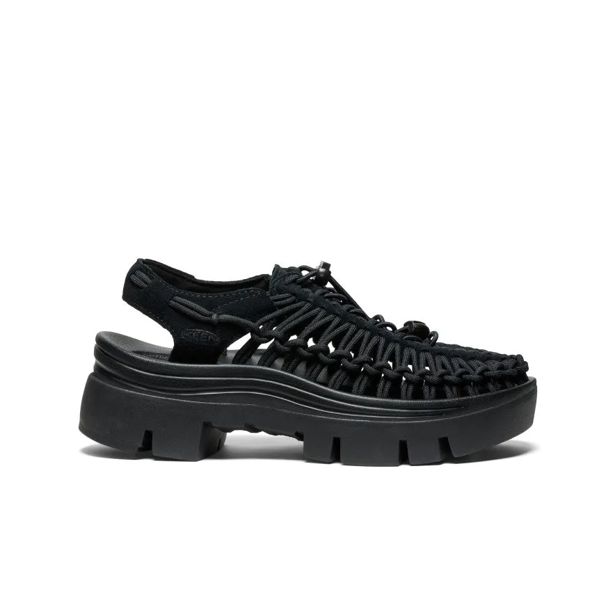 All Gender UNEEK PLT Sneaker  |  Black/Black KEEN