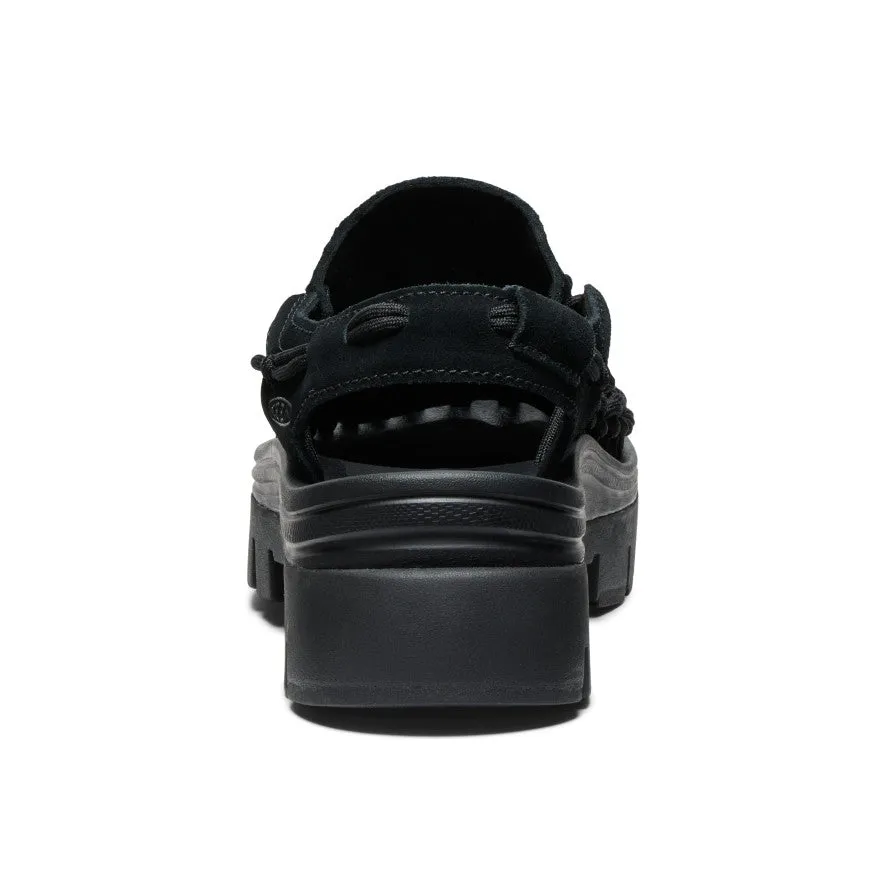 All Gender UNEEK PLT Tassel Sneaker  |  Black/Black KEEN