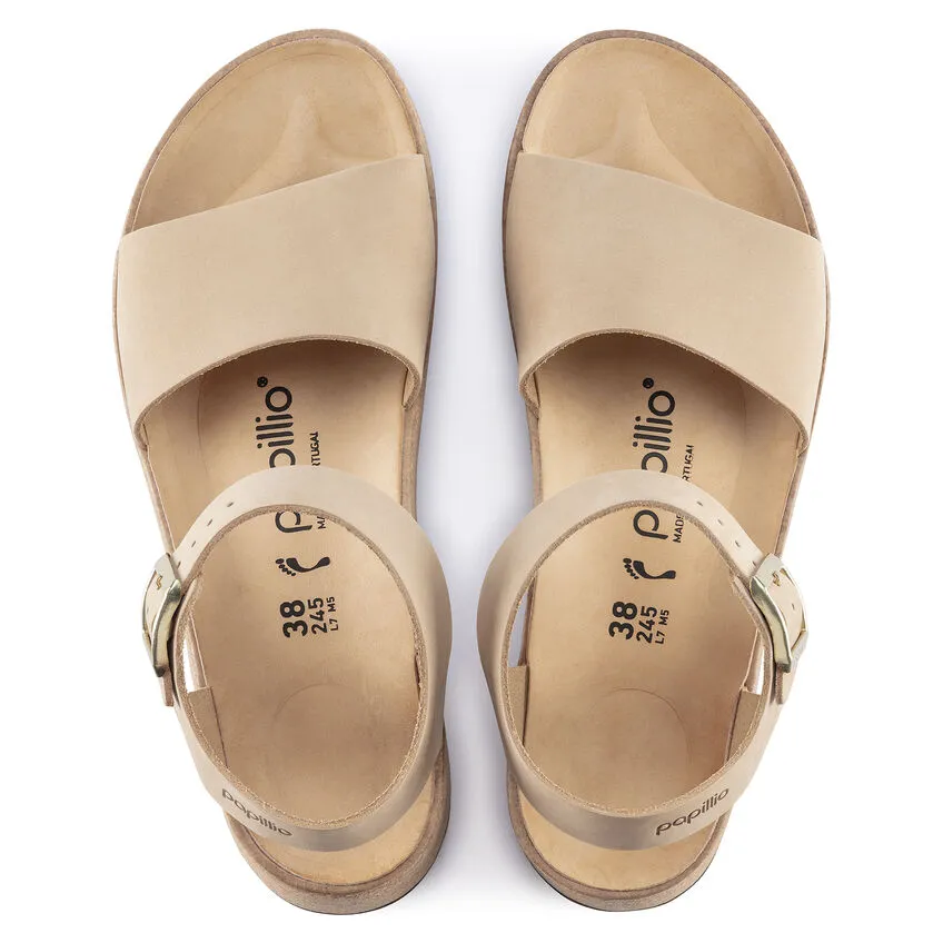Birkenstock Womens Glenda Nubuck Leather  Medium/Narrow