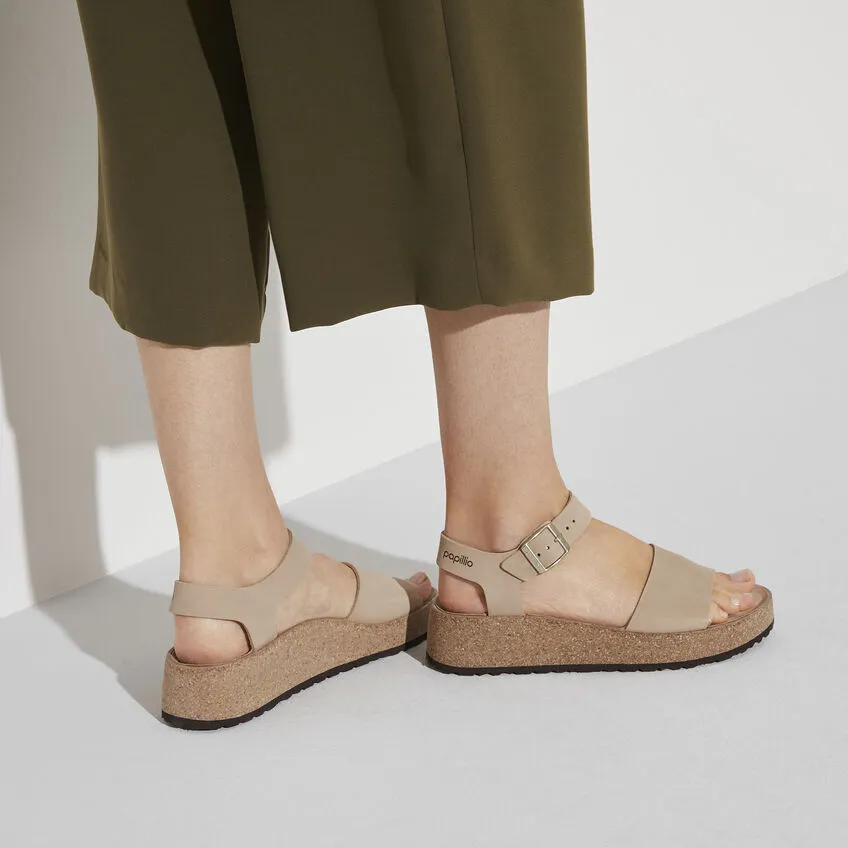 Birkenstock Womens Glenda Nubuck Leather  Medium/Narrow