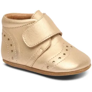 Bisgaard Indoor Shoes Velcro Petit Gold