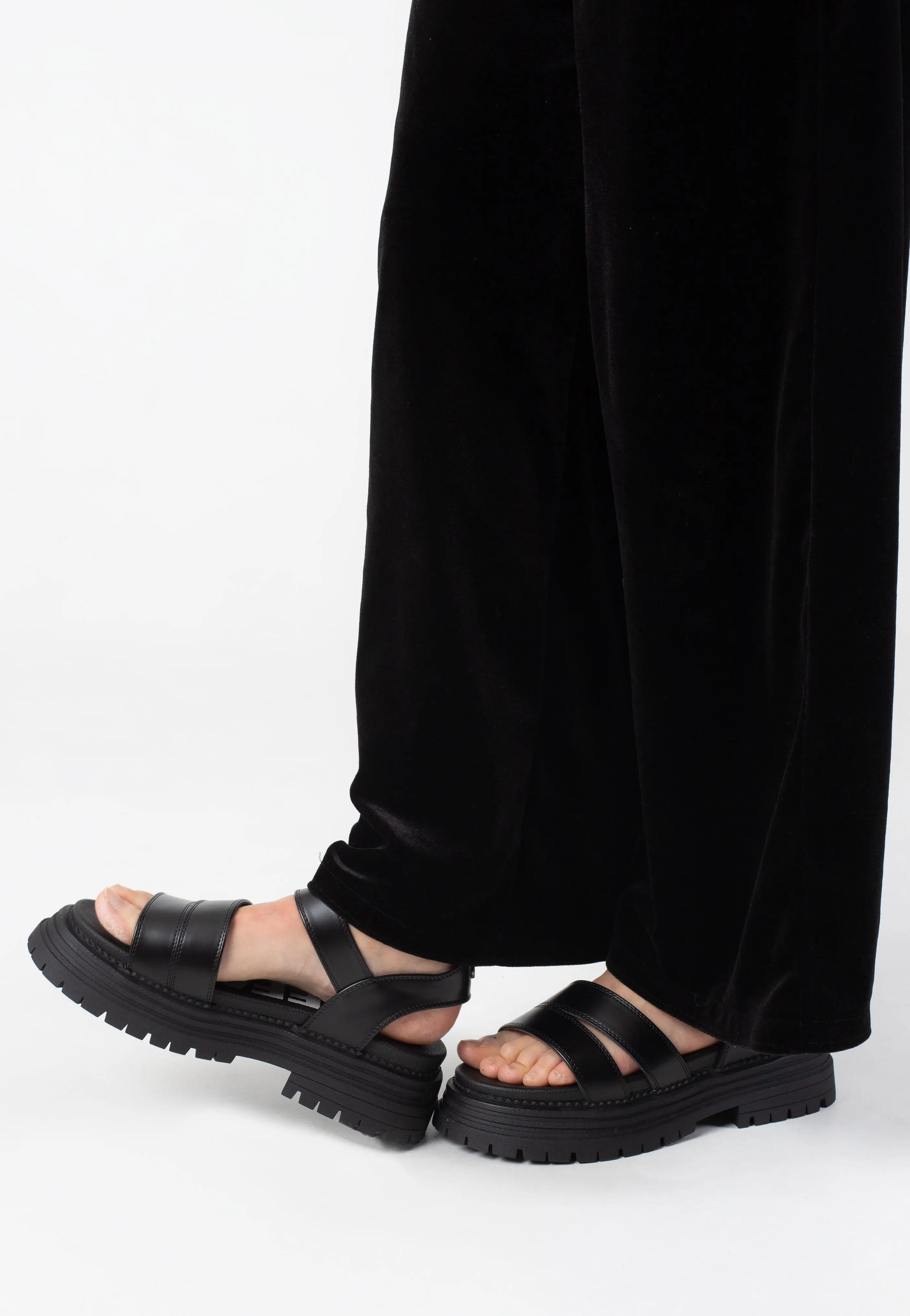 Buffalo - Lennox TS Black - Girl Sandals