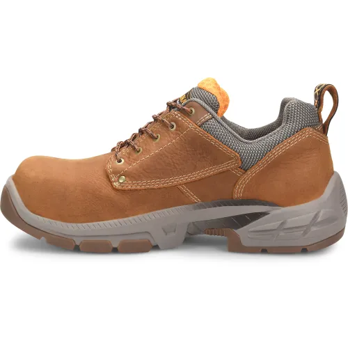 Carolina Men's Duke Composite Toe Electrostatic Dissipative Oxford Work Shoe - Brown - CA5541