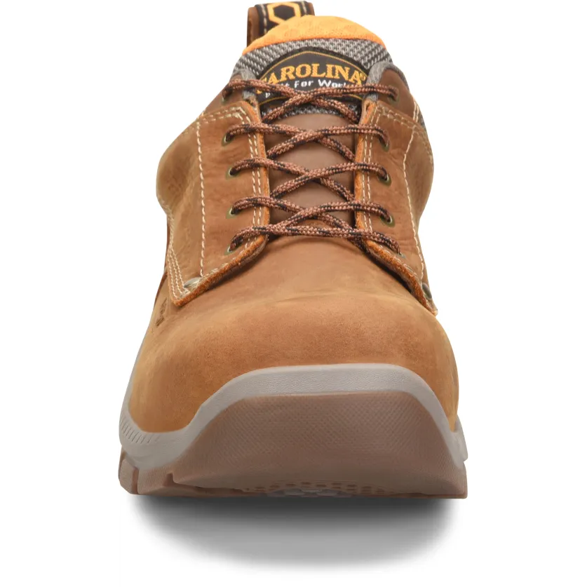 Carolina Men's Duke Composite Toe Electrostatic Dissipative Oxford Work Shoe - Brown - CA5541