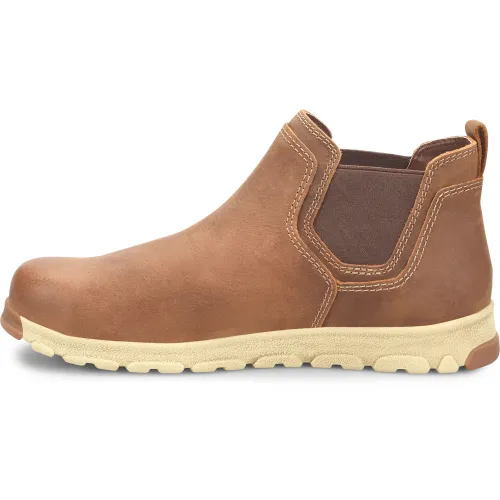 Carolina Men's S-117 Electrostatic Dissipative Alum Toe Lightweight Romeo Work Shoe - Brown - CA5574