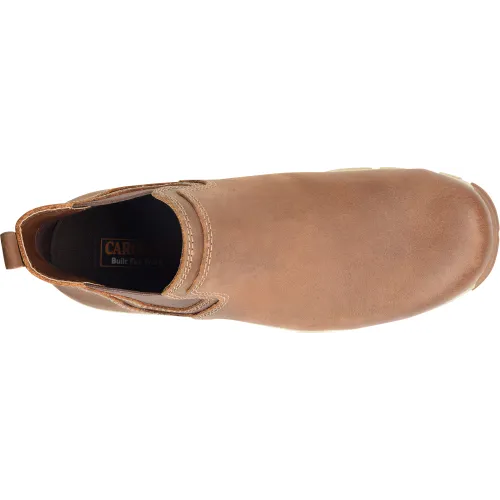 Carolina Men's S-117 Electrostatic Dissipative Alum Toe Lightweight Romeo Work Shoe - Brown - CA5574