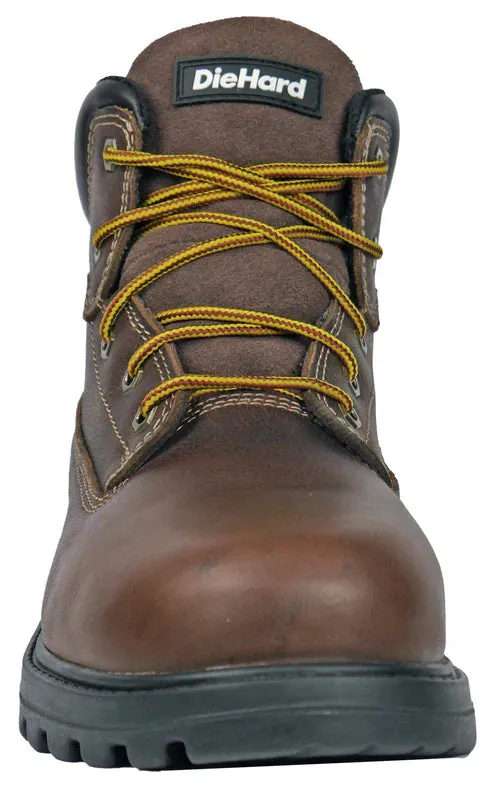 DieHard Men's Charger V2 Composite Toe Waterproof Work Boot - Brown - DH60881
