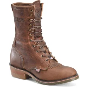 Double H Men's Lewis 9" U Toe Packer Western Work Boot - Brown - DH3706