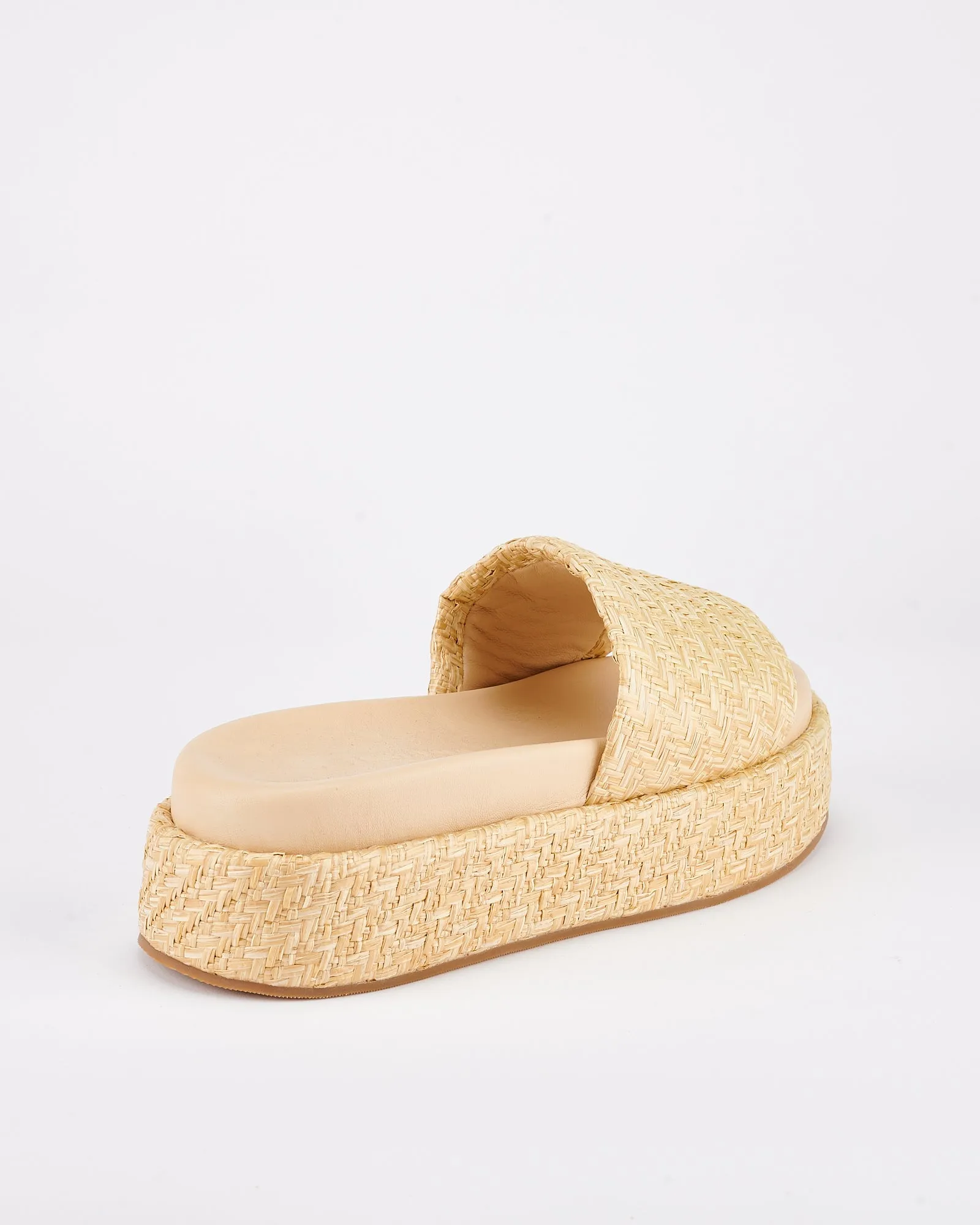 Dustin Flatform Natural Raffia SOL SANA