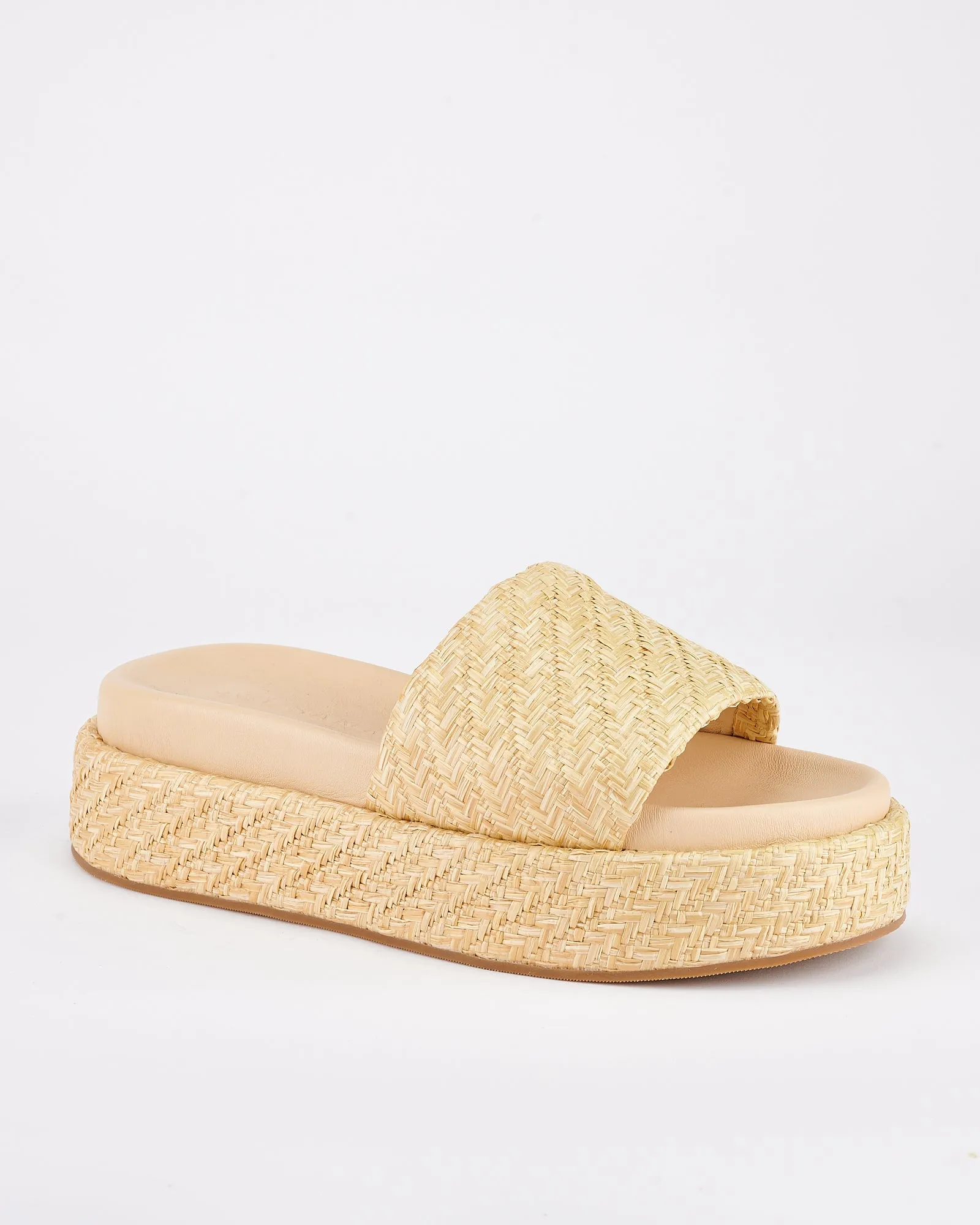 Dustin Flatform Natural Raffia SOL SANA