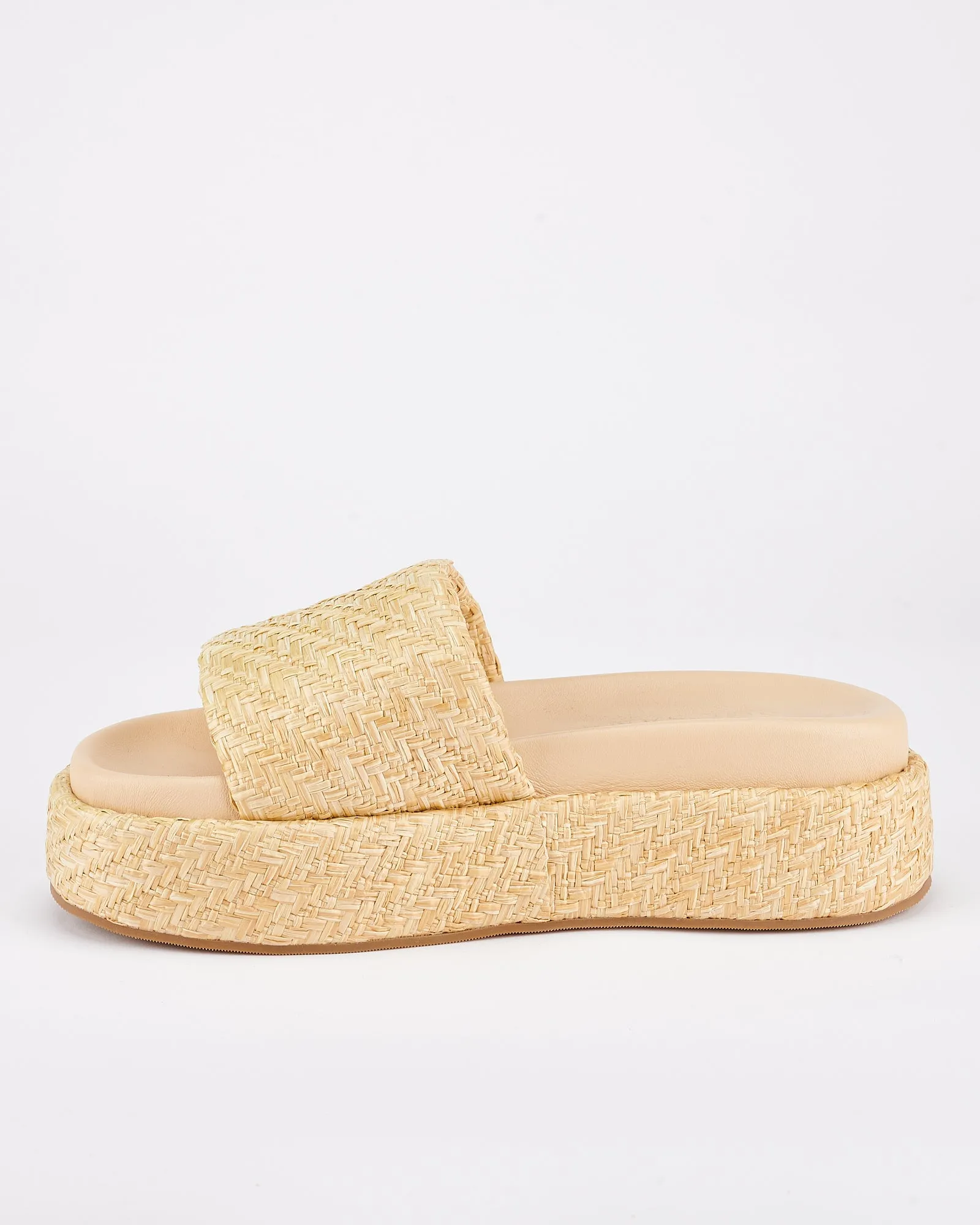Dustin Flatform Natural Raffia SOL SANA