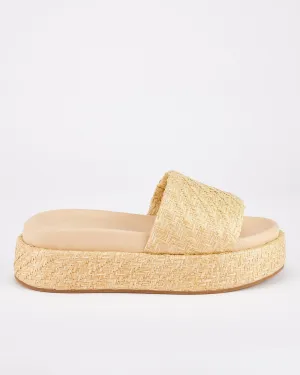 Dustin Flatform Natural Raffia SOL SANA