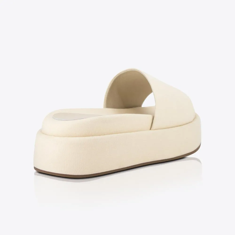 Dustin Flatform Parchment Linen SOL SANA