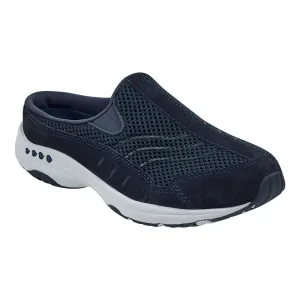 Easy Spirt Women's Traveltime Clogs - Navy/White