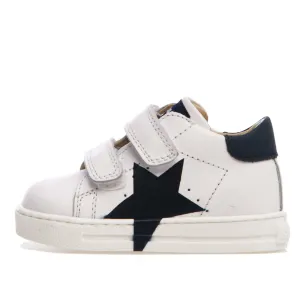 Falcotto Venus Boy's and Girl's Sneakers - White/Navy