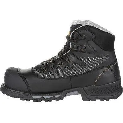 Georgia Men's Rumbler 6" Composite Toe Waterproof Hiker Work Boot- Black- GB00311