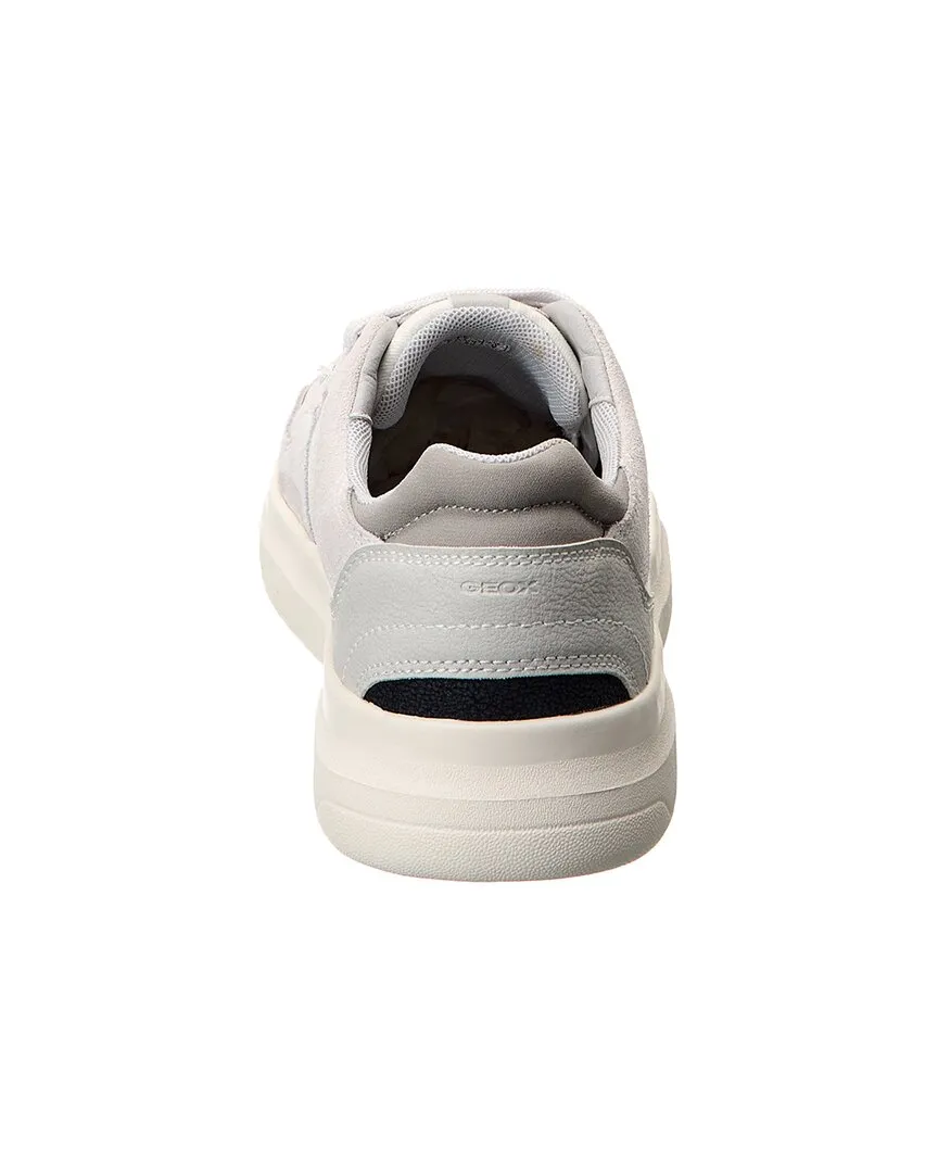 Geox Merediano Canvas & Suede Sneaker