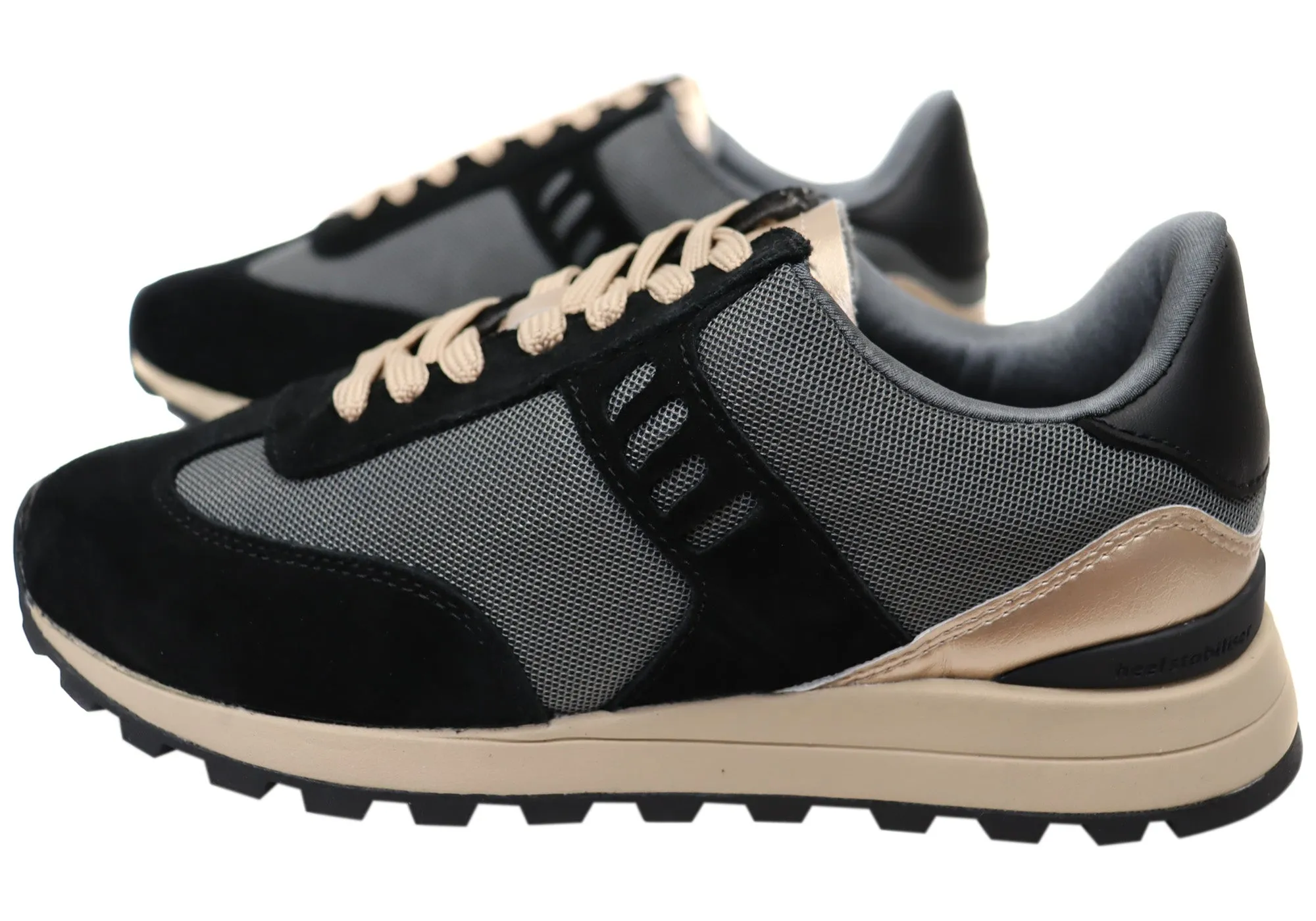 Homyped Womens Verona Cap Comfortable Supportive Lace Up Shoes