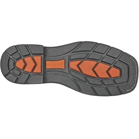 Hoss Men's Brisbee 8" Lacer Composite Toe Slip Resistant Work Boot- Brown- 94062