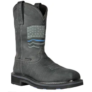 Hoss Men's Rushmore Composite Toe Waterproof Western Work Boot - Charcoal 91065