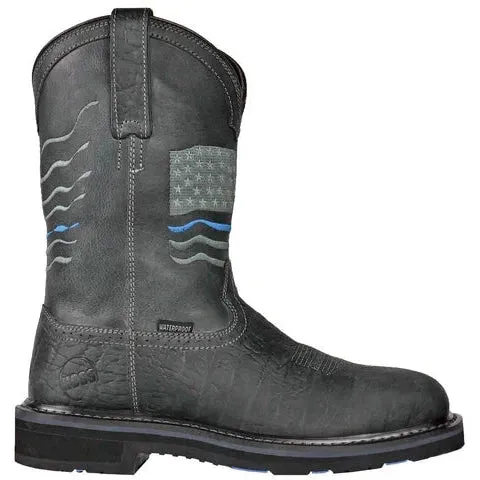 Hoss Men's Rushmore Composite Toe Waterproof Western Work Boot - Charcoal 91065