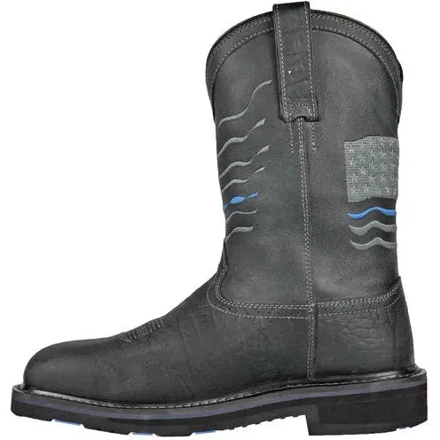 Hoss Men's Rushmore Composite Toe Waterproof Western Work Boot - Charcoal 91065