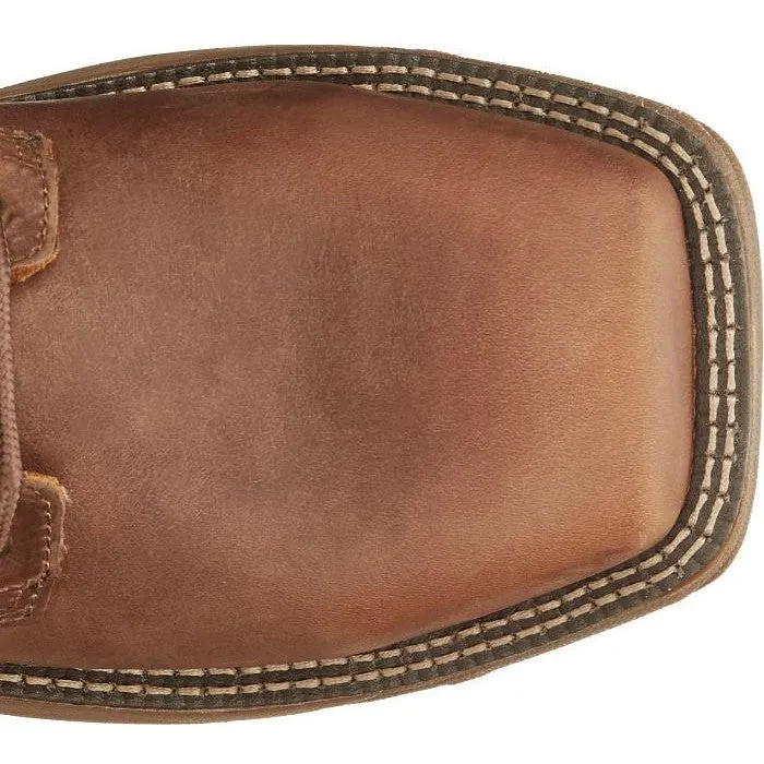 Justin Men's Rush 8" Nano Composite Toe Waterproof Western Work Boot -Brown- SE468