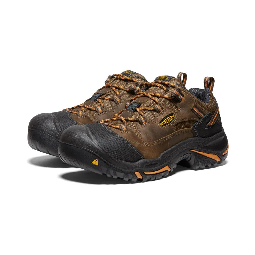 Keen Men's Braddock Low (Soft Toe)  |  Cascade/Orange Ochre