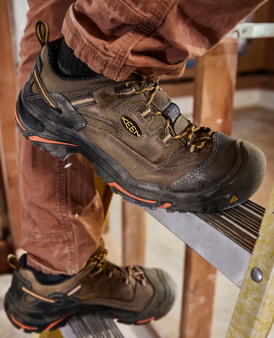 Keen Men's Braddock Low (Soft Toe)  |  Cascade/Orange Ochre