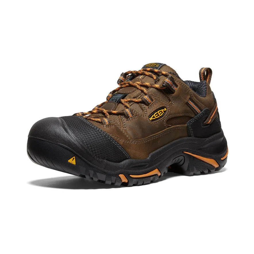 Keen Men's Braddock Low (Soft Toe)  |  Cascade/Orange Ochre
