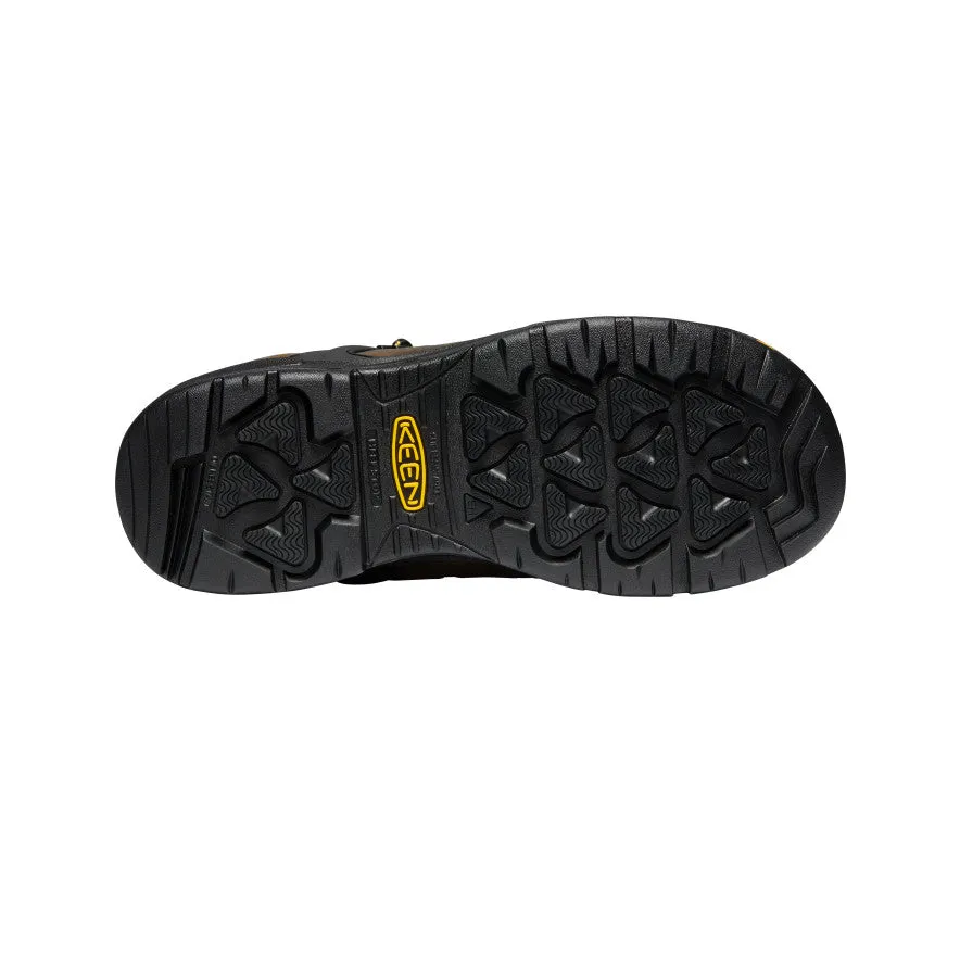 Keen Men's Dover 8" Insulated Waterproof Boot (Carbon Toe)  |  Dark Earth/Black