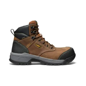 Keen Men's Evanston 6" Waterproof Boot (Carbon Toe)  |  Bison/Black