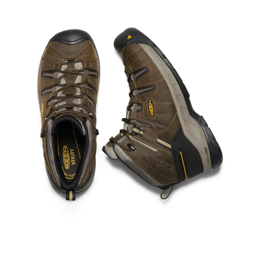 Keen Men's Flint II Boot (Steel Toe)  |  Cascade Brown/Golden Rod