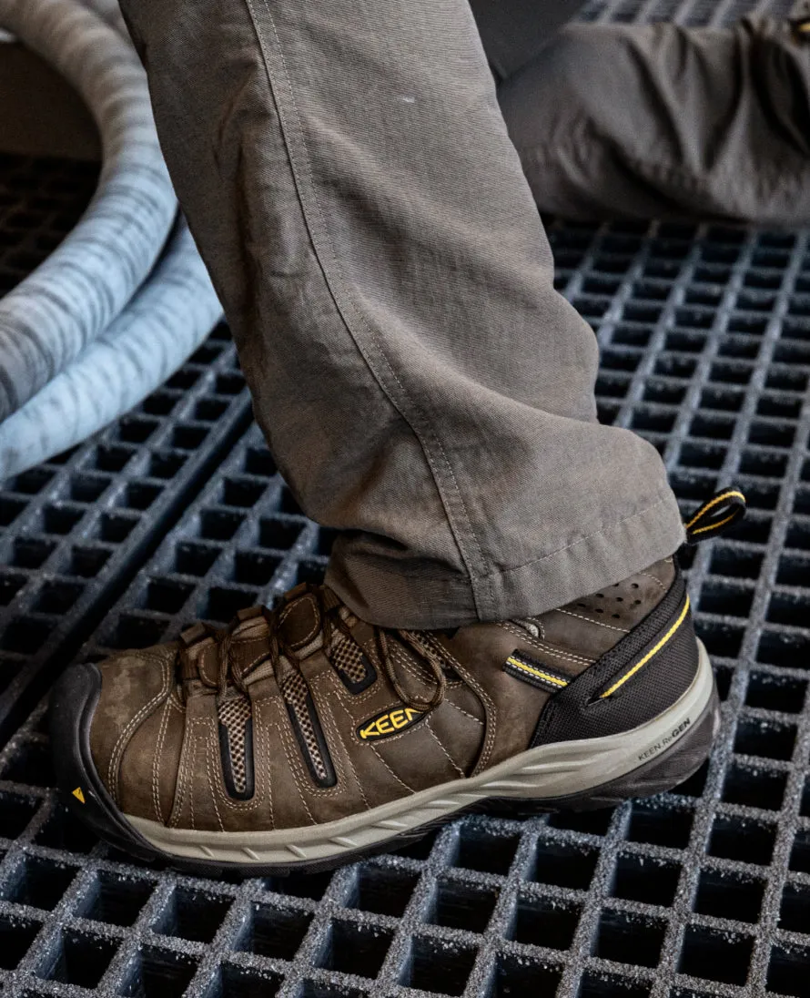 Keen Men's Flint II Boot (Steel Toe)  |  Cascade Brown/Golden Rod