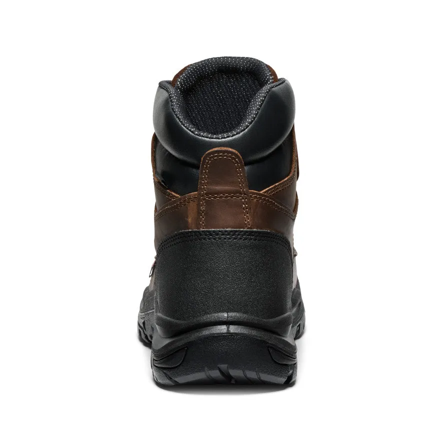 Keen Men's Mt Vernon II 6" Waterproof Boot (Steel Toe)  |  Dark Earth/Black