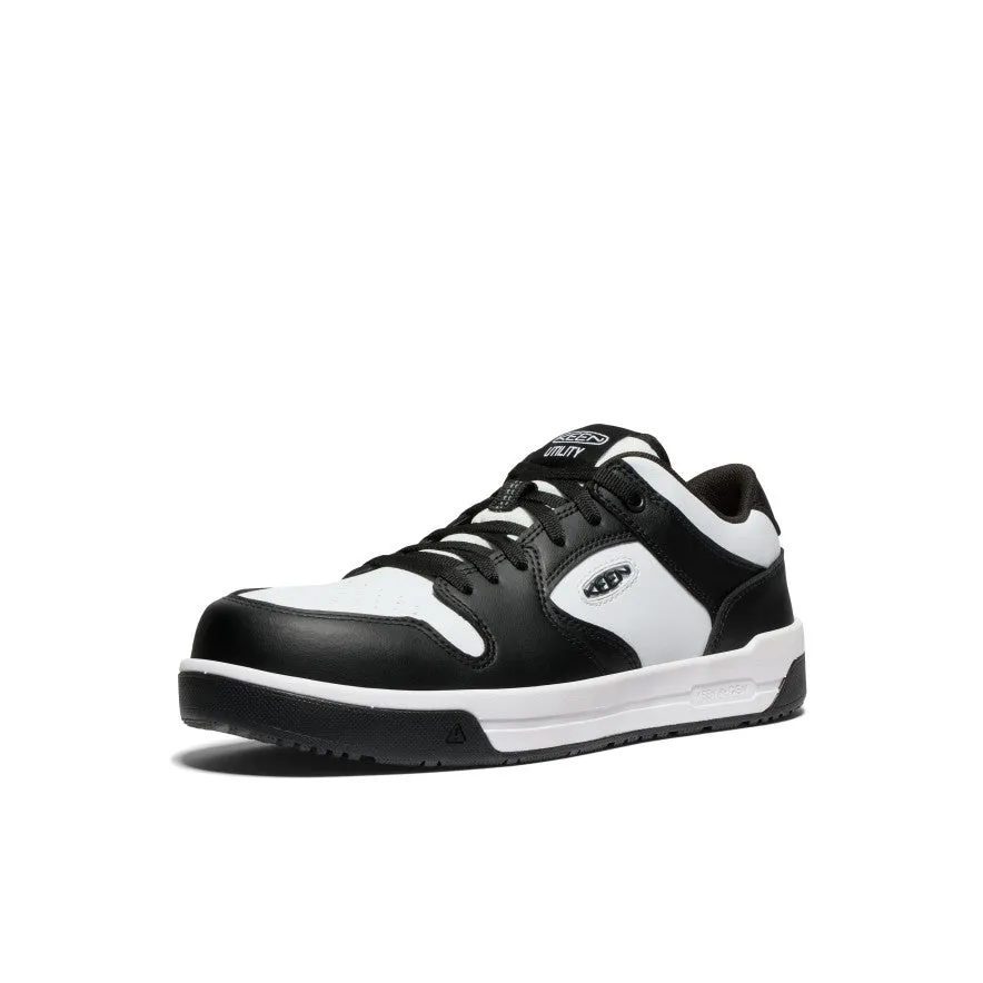 Keen Men's Overton Work Shoe (Carbon Toe)  |  Star White/Black