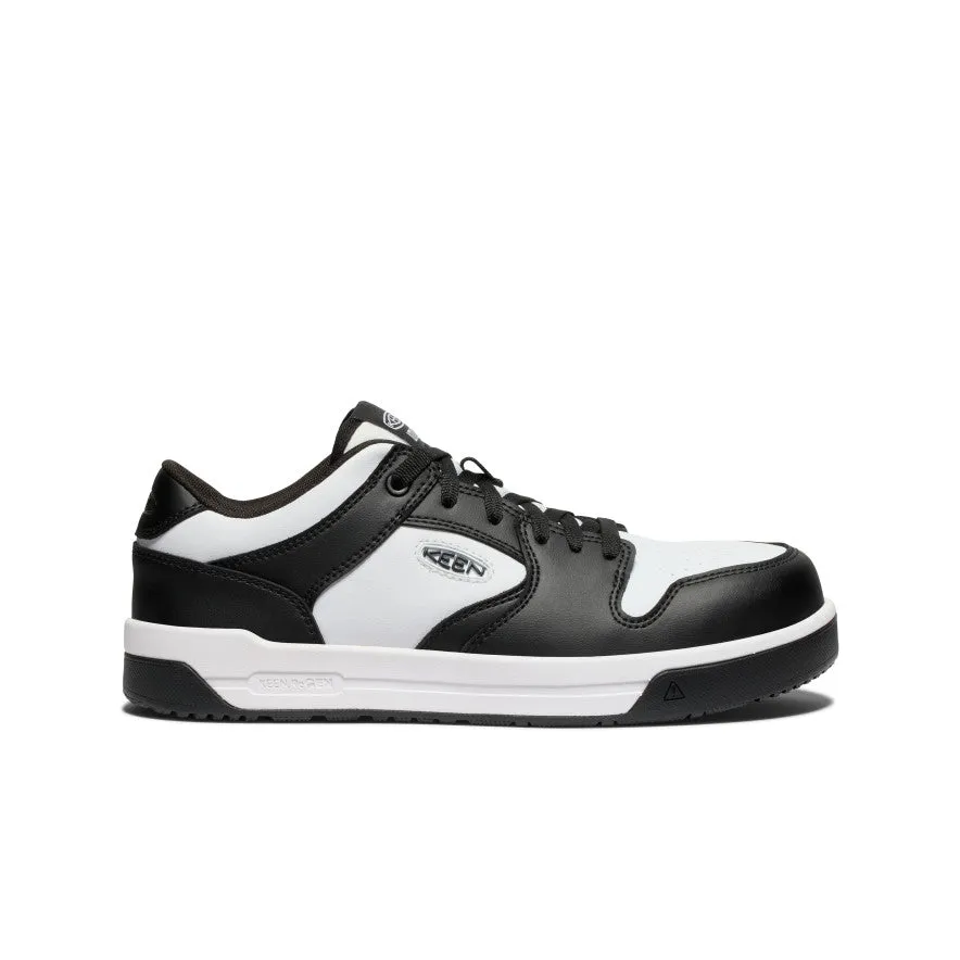 Keen Men's Overton Work Shoe (Carbon Toe)  |  Star White/Black