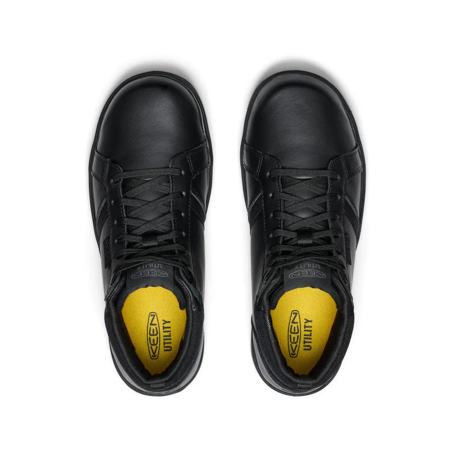 Keen Men's PTC Kenton Mid Work Shoe (Soft Toe)  |  Black/Black