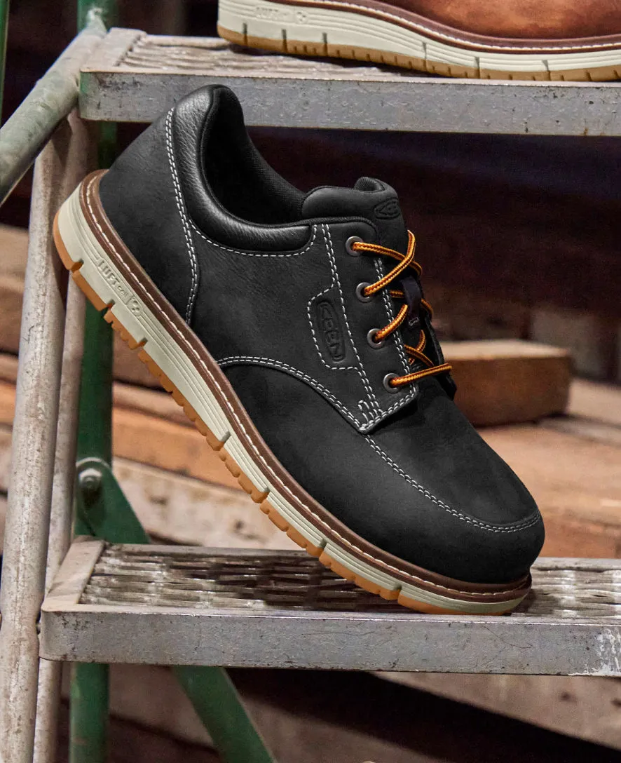 Keen Men's San Jose Oxford (Aluminum Toe)  |  Gingerbread/Off White