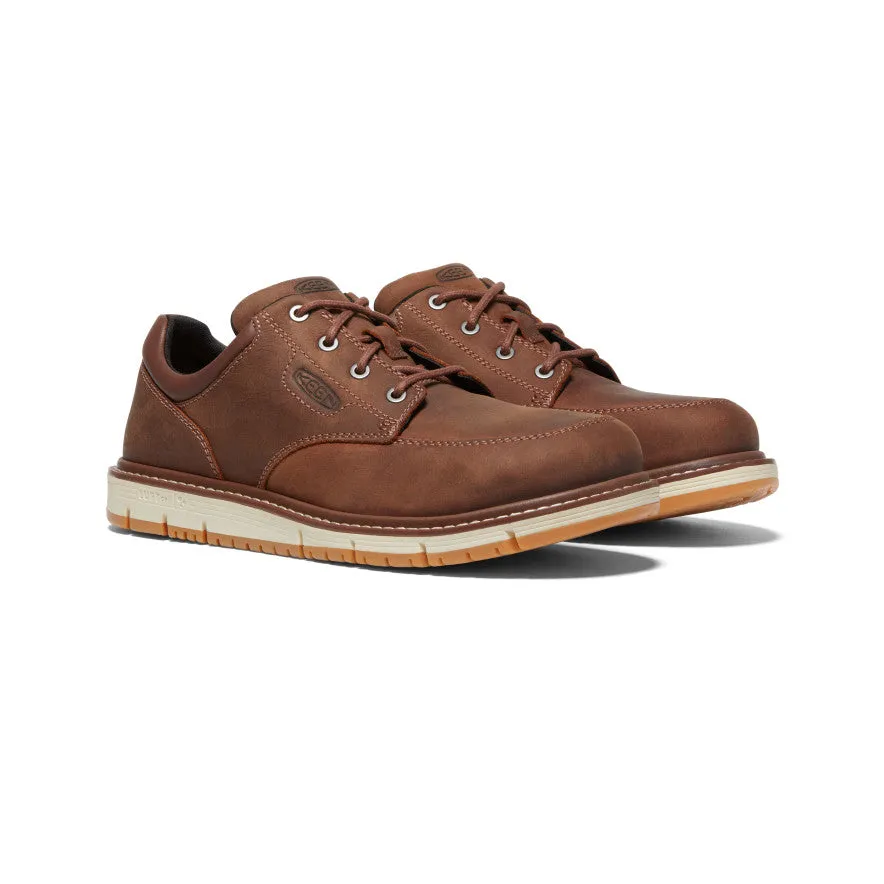 Keen Men's San Jose Oxford (Aluminum Toe)  |  Gingerbread/Off White