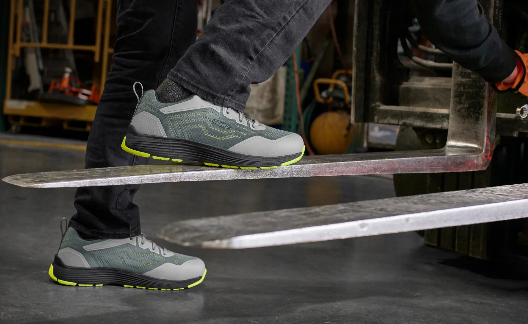 Keen Men's Sparta 2 ESD (Aluminum Toe)  |  Steel Grey/Evening Primrose