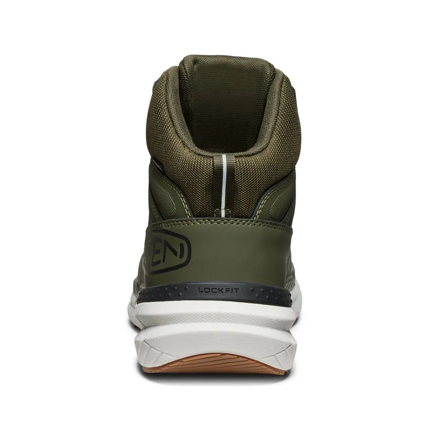 Keen Men's Synchro Waterproof Work Boot (Carbon Toe)  |  Forest Night/Gum