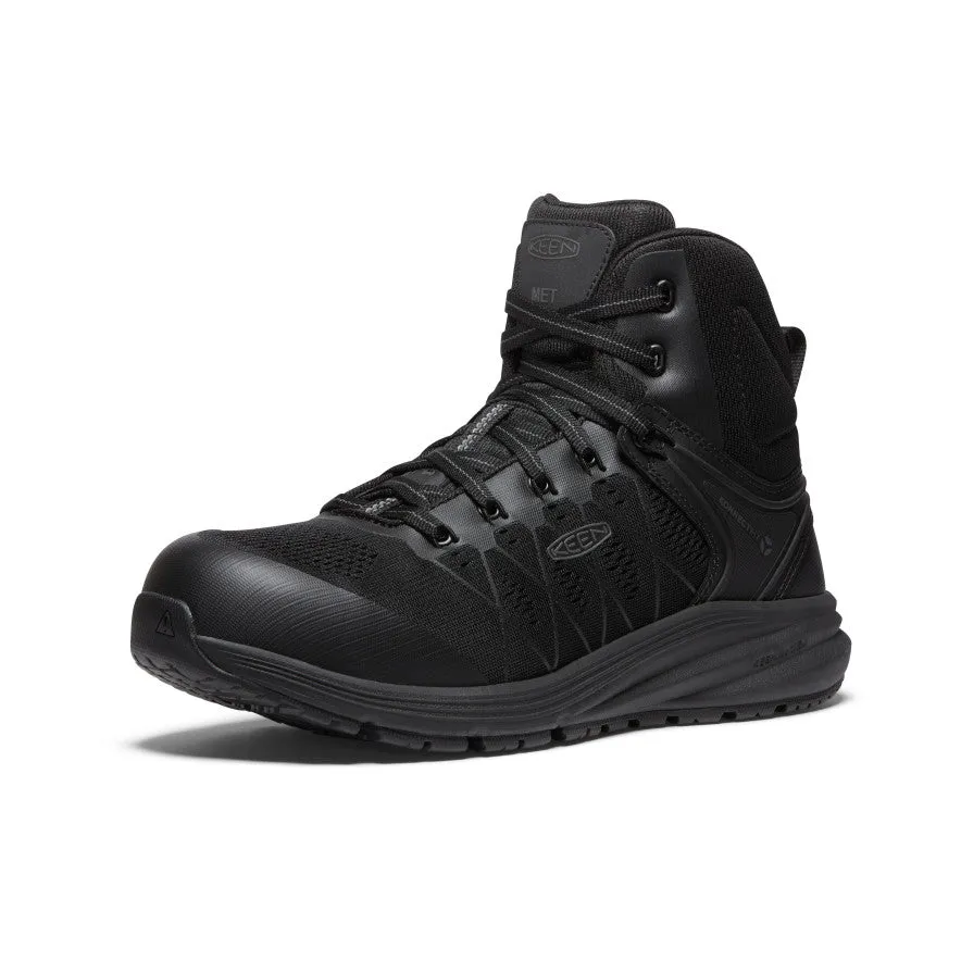 Keen Men's Vista Energy Mid INT MET (Carbon Toe)  |  Black/Raven