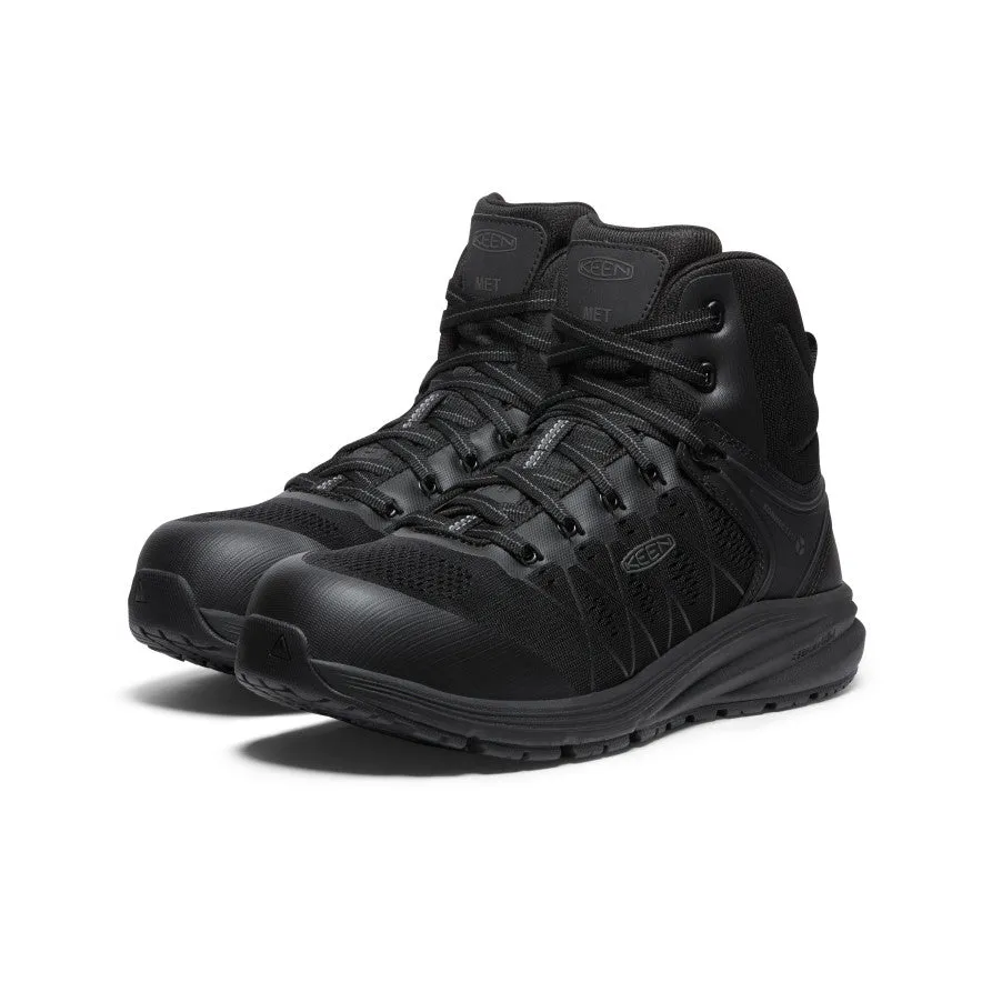 Keen Men's Vista Energy Mid INT MET (Carbon Toe)  |  Black/Raven