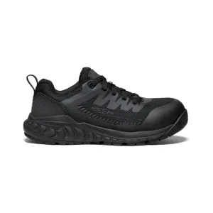 Keen Women's Arvada ESD Work Sneaker (Carbon Toe)  |  Black/Black