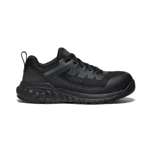 Keen Women's Arvada Work Sneaker (Carbon Toe)  |  Black/Black