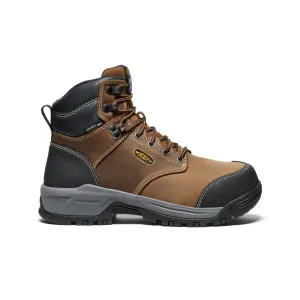 Keen Women's Evanston 6" Waterproof Boot INT MET (Carbon Toe)  |  Bison/Black